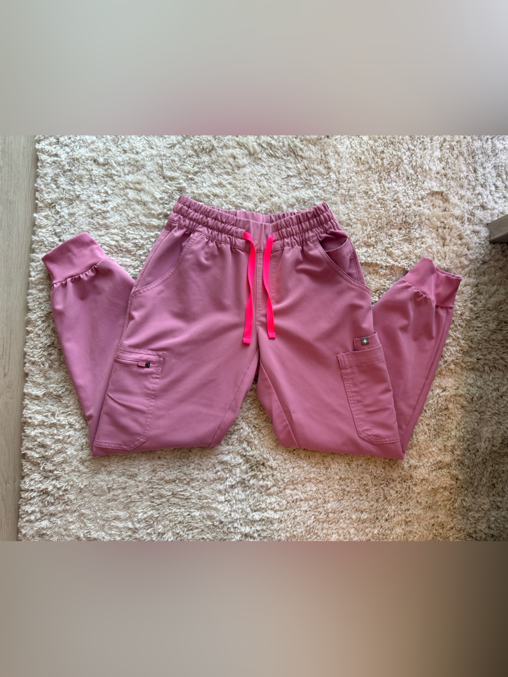 Figs Chalk Pink Joggers